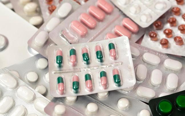 Blisters con distintos tipos de pastillas.