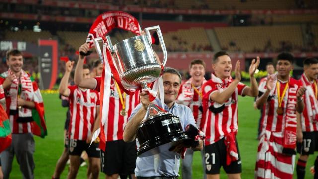 Ernesto Valverde tras ganar la Copa