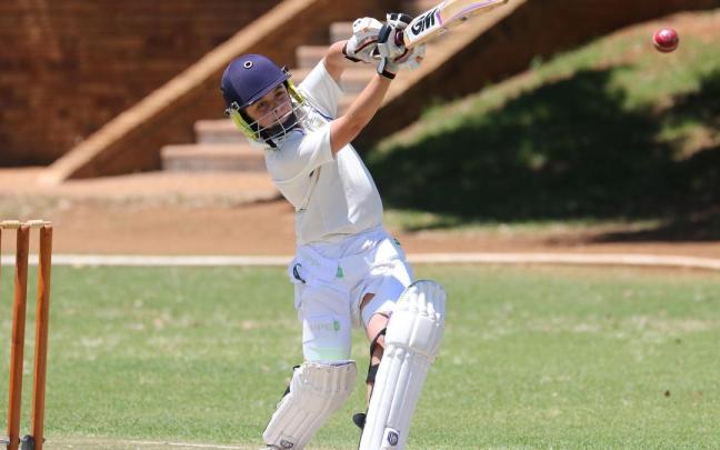 Un jugador de críquet