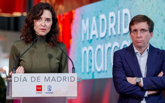 Ayuso, durante su comparecencia en Fitur.