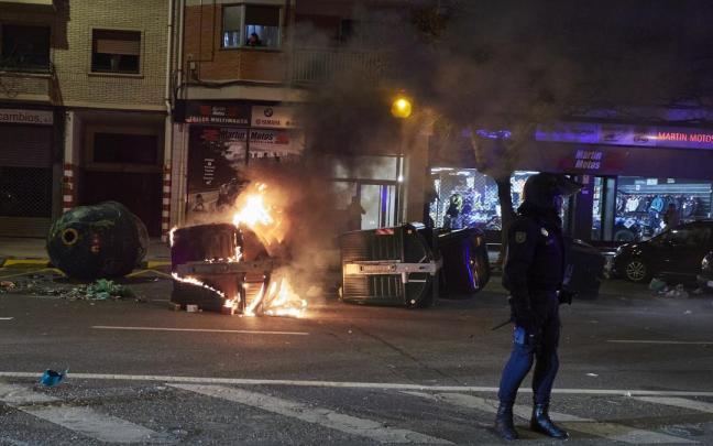 Disturbios en Pamplona antes del Osasuna-Athletic de Copa