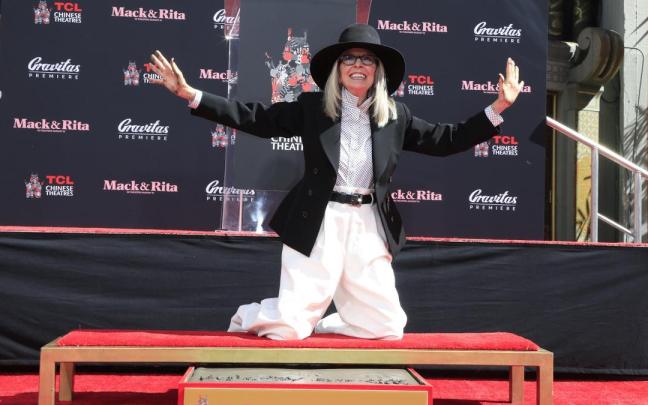 Diane Keaton en una fotografía de archivo