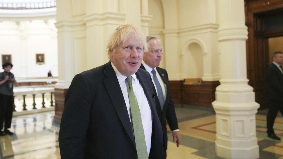 El ex primer ministro británico Boris Johnson en una foto de archivo.