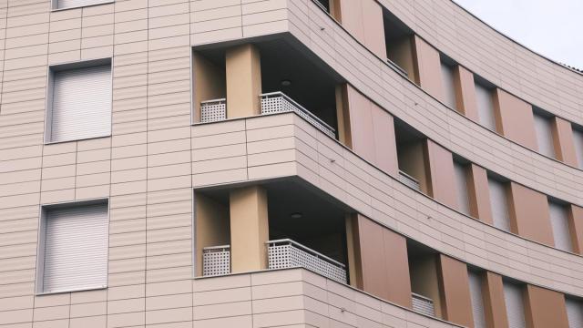 Fachada de un edificio en Euskadi.