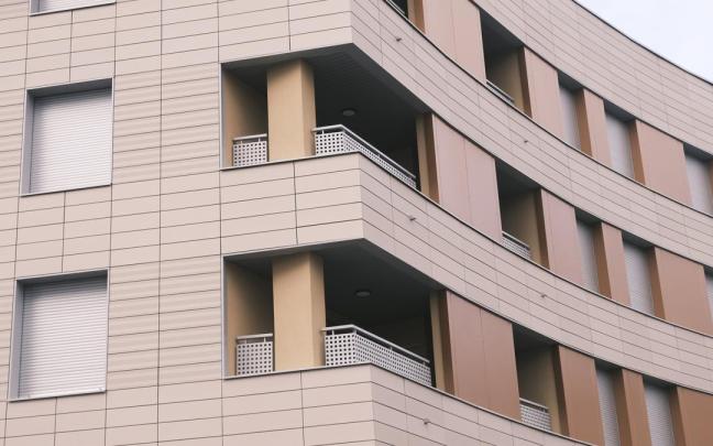 Fachada de un edificio en Euskadi.