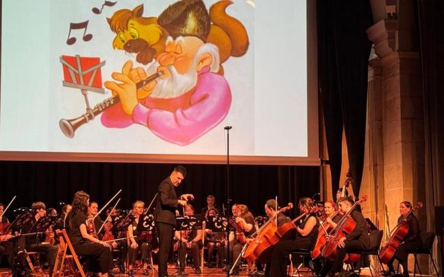 Aequus Ensemble de Oñati durante un concierto.