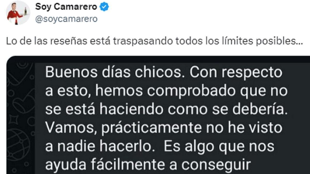 El comienzo del post.