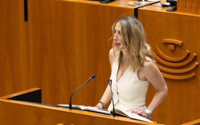 La presidenta del PP de Extremadura, María Guardiola-