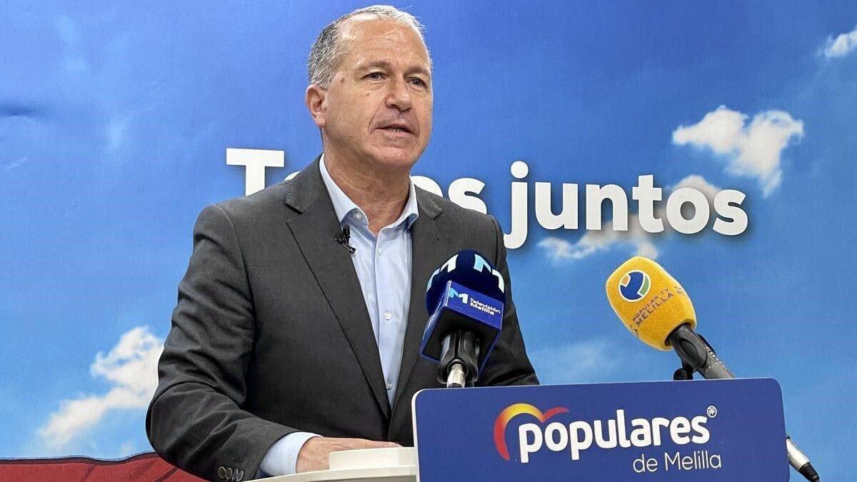 El vicepresidente primero de Melilla y secretario general del Partido Popular (PP) regional, Miguel Marín