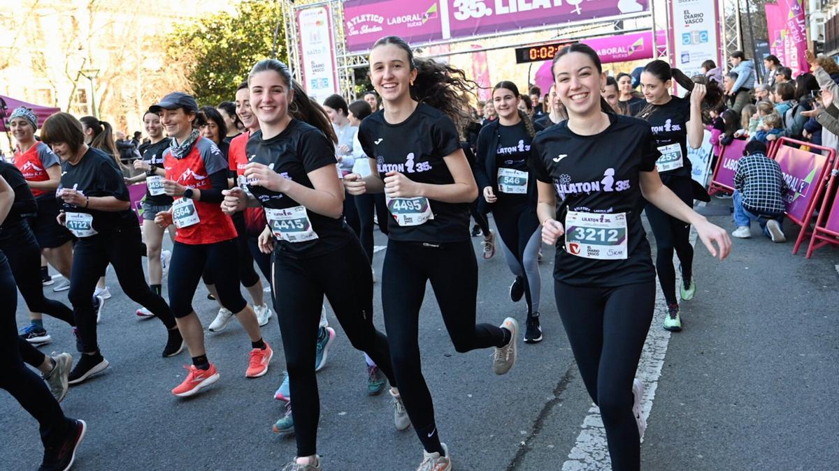 Miles de mujeres de todas las edades se darán cita para correr en Donostia el próximo 1de marzo.