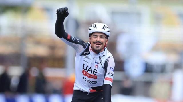 Morgado celebra la victoria de la primera prueba de la Challenge de Mallorca.