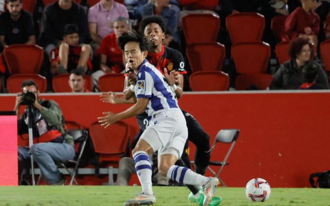 Kubo y Mojica en Son Moix. / EFE