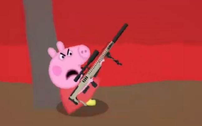 Una Peppa Pig enfadada y manipulada, dispuesta a matar a quien sea. / YouTube Una Peppa Pig enfadada y manipulada, dispuesta a matar a quien sea.