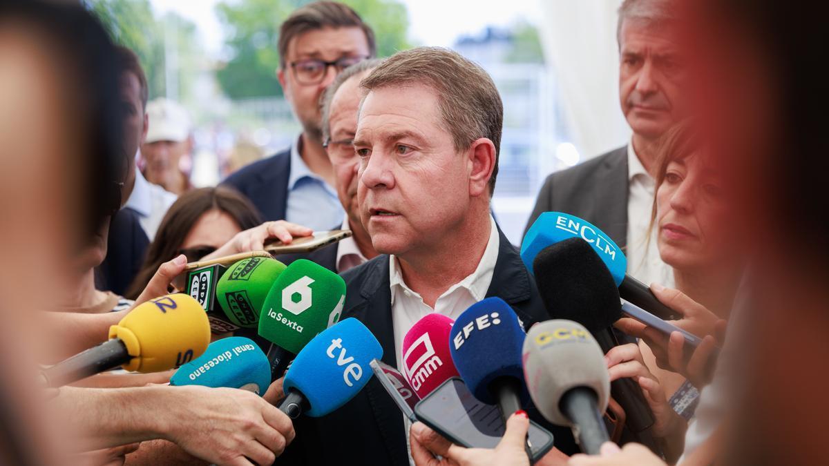 El presidente de Castilla-La Mancha, Emiliano García-Page.