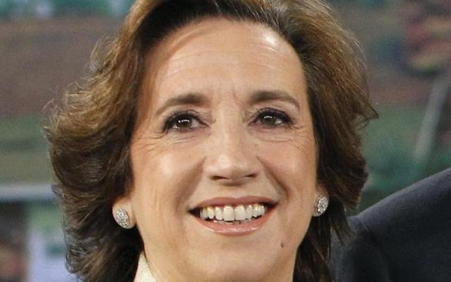 La periodista, Victoria Prego.