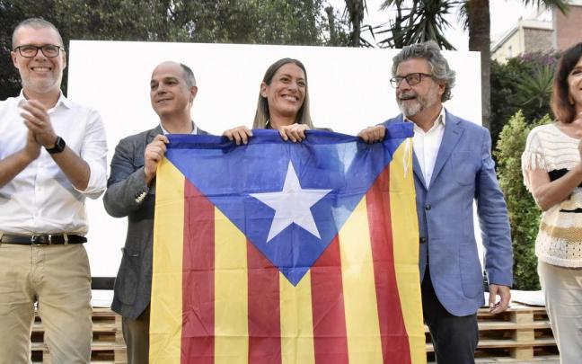 Acto político de JxCat. Acto político de JxCat.