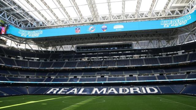 Vista general del Estadio Santiago Bernabéu.