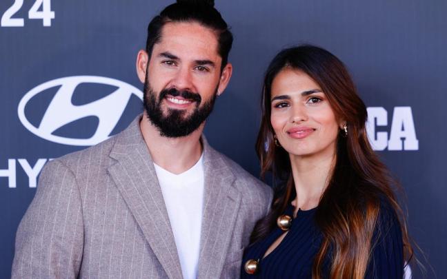 Sara Salamo junto a su marido Isco Alarcon
