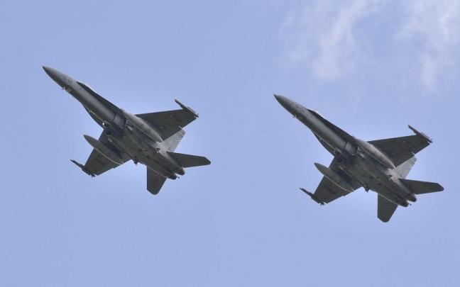 F-18 del Ejército del Aire.