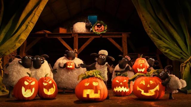 Una escena de "La oveja Shaun: Misión calabaza".
