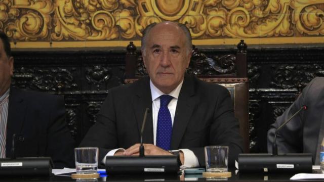 José Ignacio Landaluce durante un Pleno en el Ayuntamiento de Algeciras.