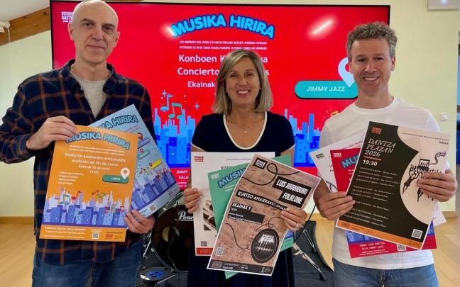 Gasteizko Luis Aramburu Udal Musika eta Dantza Eskolak 'Musika Hirira' programarekin ospatuko du ikasturte amaiera.