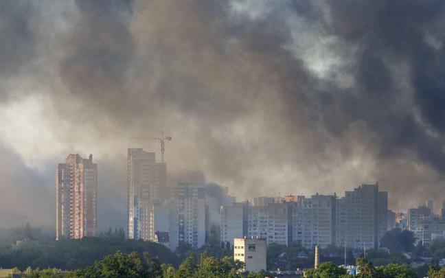 Imagen de archivo de la guerra de Ucrania