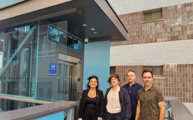 Inauguración del nuevo ascensor