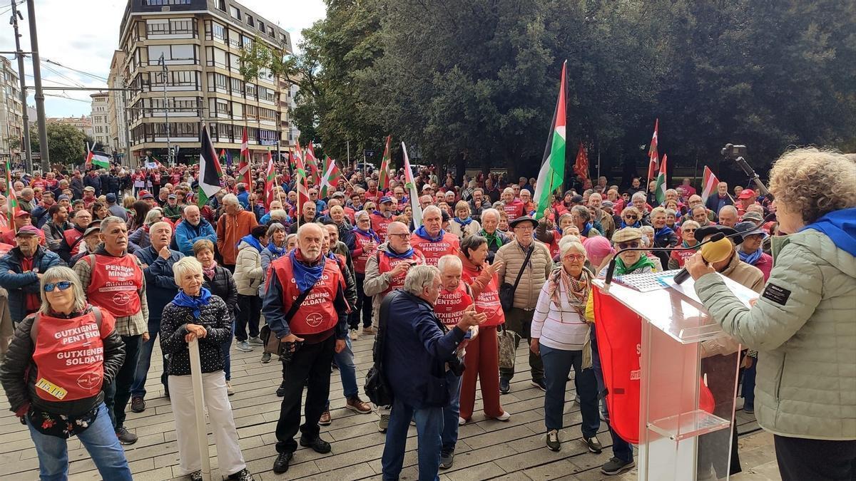 Manifestación del MPEH en Vitoria-Gasteiz