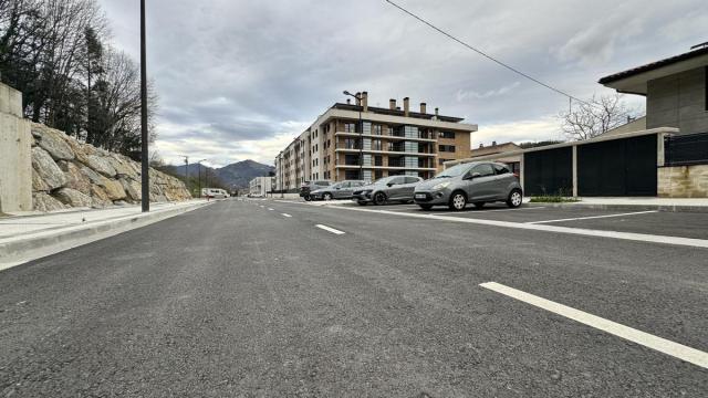 Nuevo camino de Larreategi, en Lazkao.