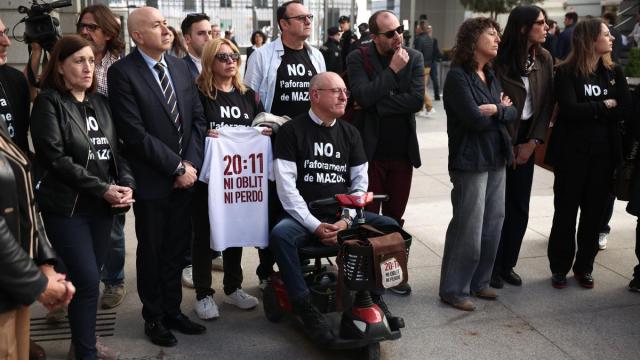 Víctimas de la dana durante un pleno en el Congreso de los Diputados