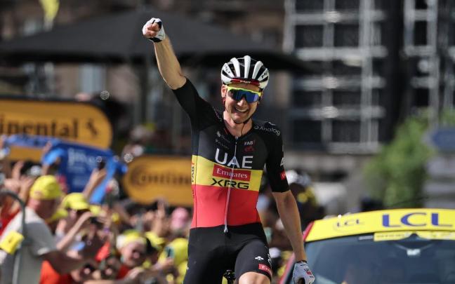 Tim Wellens, vencedor de la etapa. / Efe Tim Wellens, vencedor de la etapa.