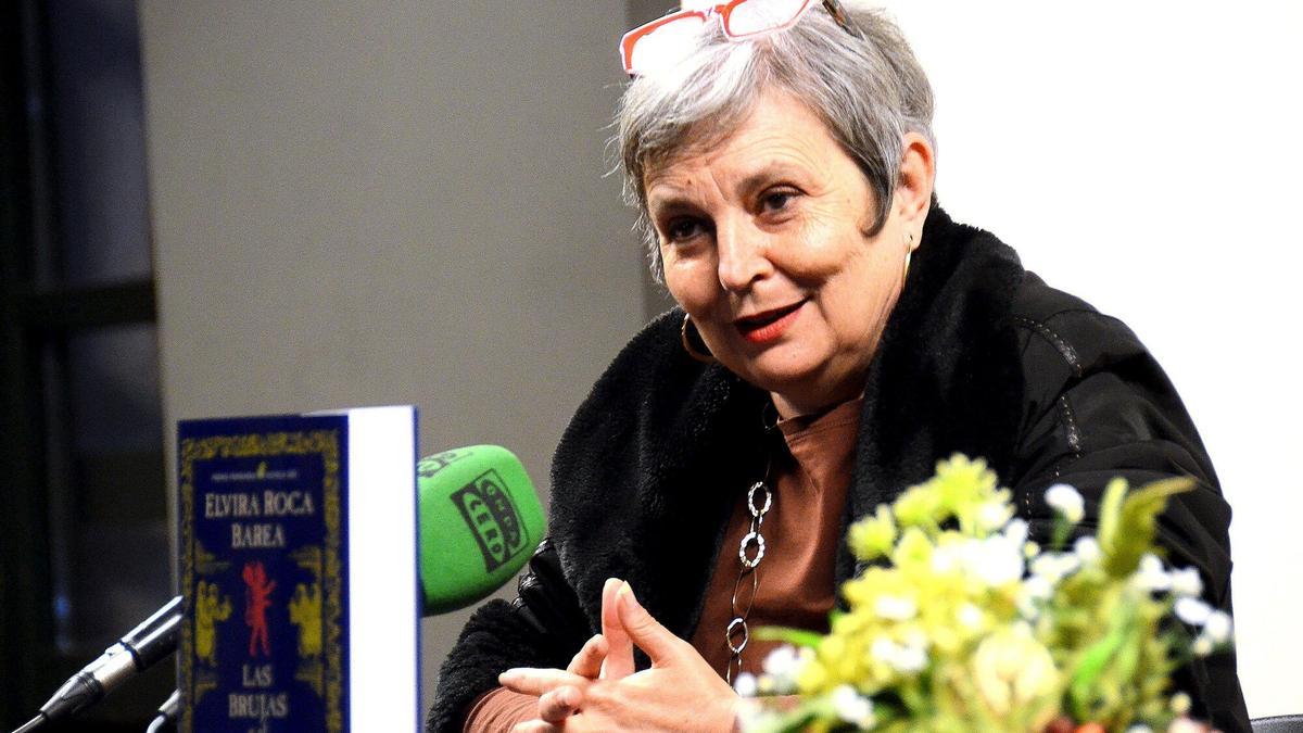 Elvira Roca, en Zugarramurdi.