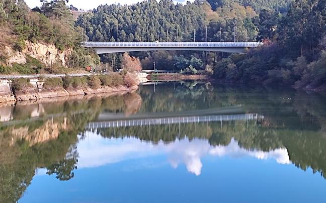 Embalse de Gorostiza, en Barakaldo.