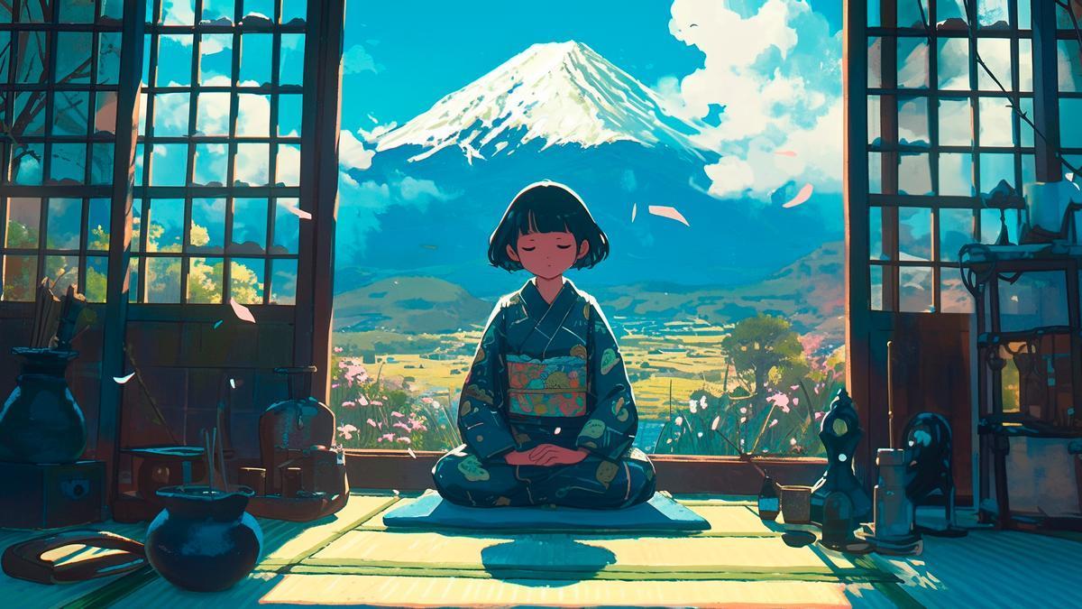Fotografía al estilo Ghibli.