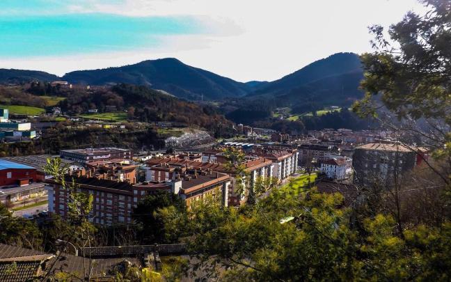 Vista general de Arrigorriaga, donde esta tarde se ha producido el luctuoso suceso