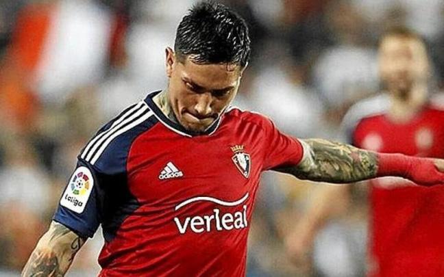 Chimy Ávila, en el partido del sábado en Valencia.