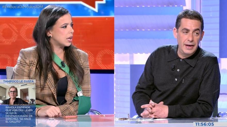 Sarah Santaolalla abandonó llorando el plató de ‘En boca de todos’ tras las acusaciones de Antonio Naranjo.