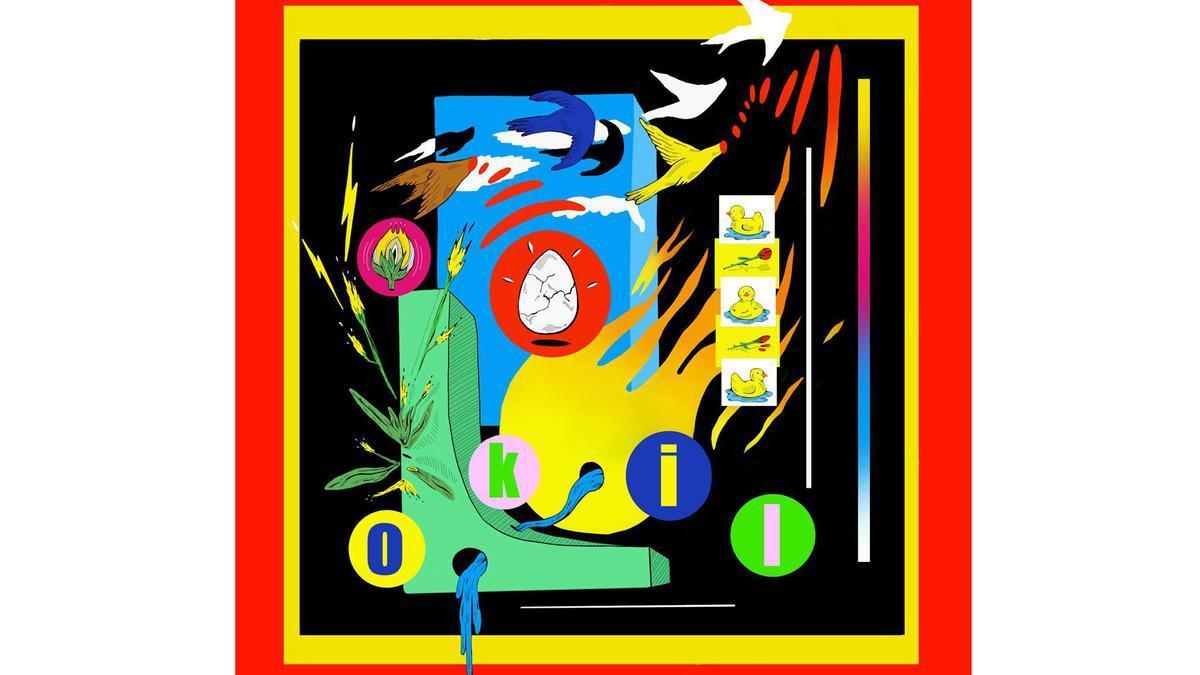 Ilustración que anuncia el evento 'Okil' organizado por jóvenes creadoras para este sábado.