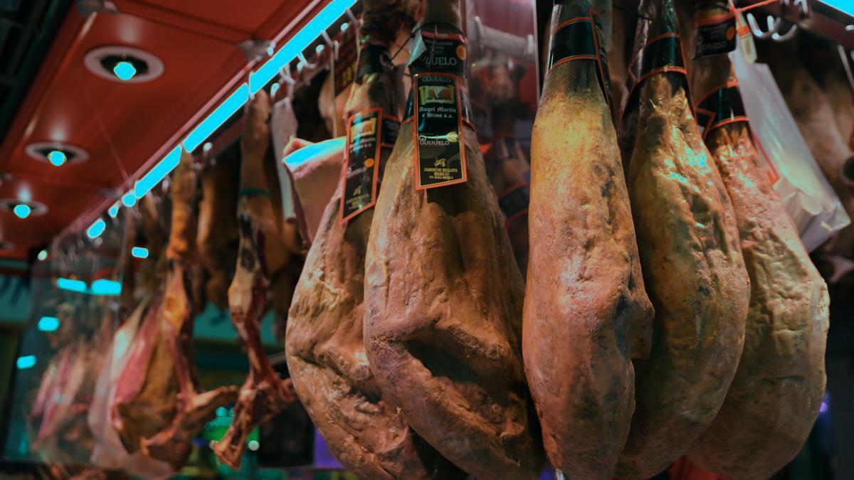 El jamón ibérico de cebo es uno de los alimentos que ha subido de precio