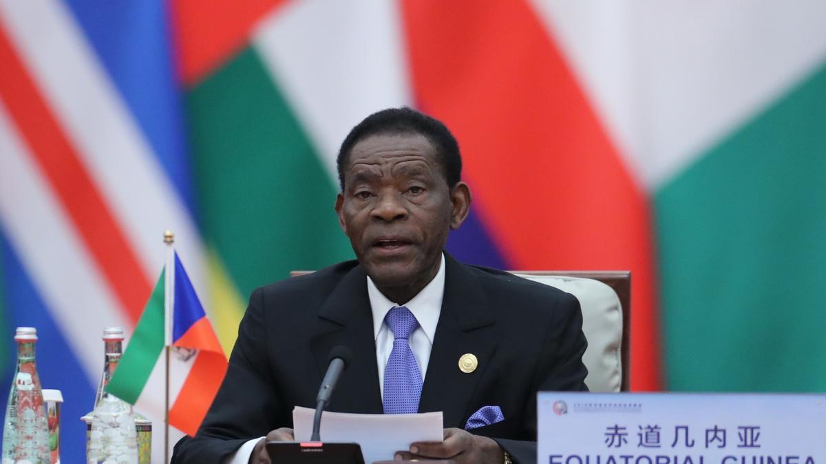 El presidente de Guinea Ecuatorial, Teodoro Obiang.