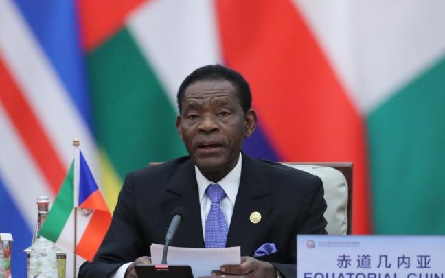 El presidente de Guinea Ecuatorial, Teodoro Obiang.