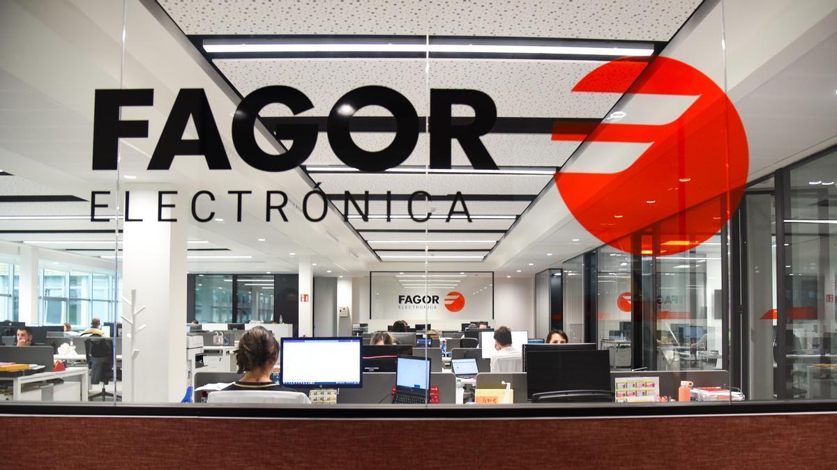 Vista de las oficinas de Fagor Electrónica, ubicadas en Arrasate, una de las ochos cooperativas que conforman hoy en día el Grupo Fagor.