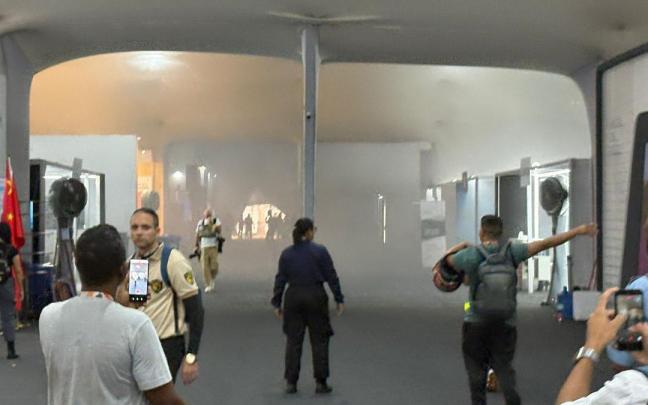 Un incendio obliga a desalojar el pabellón de negociaciones de la COP30