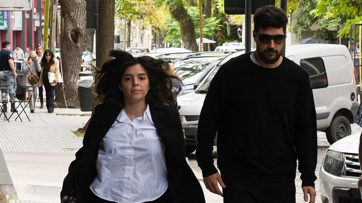 Dalma Maradona, una de las hijas de Diego Armando Maradona, a su llegada al Tribunal de lo Criminal Número 3 de San Isidro (Argentina).