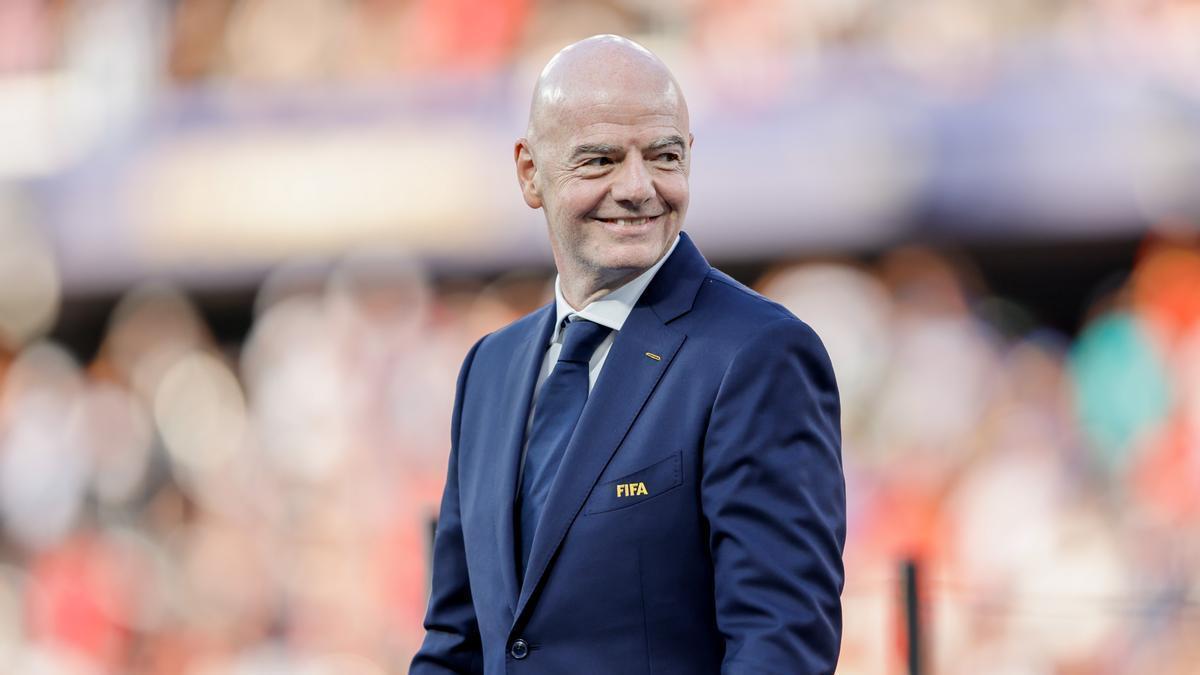 El presidente de la FIFA, Gianni Infantino.