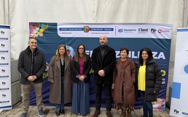 Pedrosa en Ikasenpresa en Eibar.