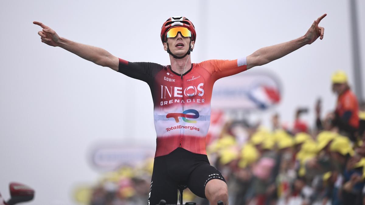 Thymen Arensman, vencedor.