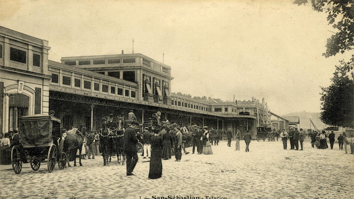 Imagen histórica de la Estación del Norte.