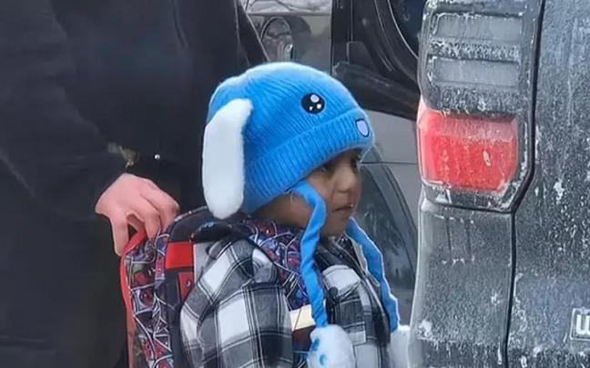 El niño Liam Ramos, de cinco años.